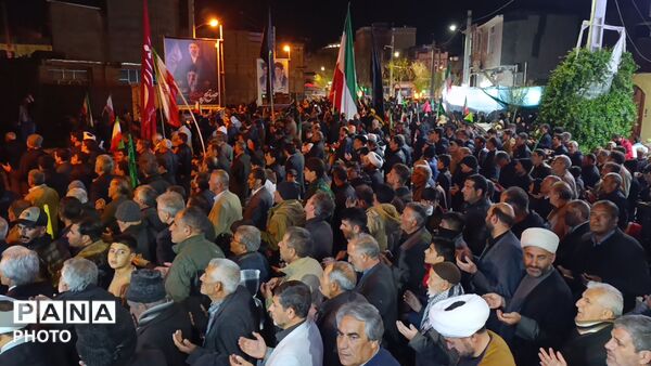 خروش عظیم مردم ملکان در اربعین شهادت قائد امت و شهدای دانش آموز میناب
