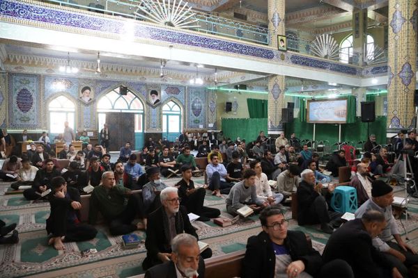 افتتاحیه مراسم اعتکاف بزرگ جنوب شرق استان تهران در مصلی صاحب الزمان (عج) شهرستان ورامین 