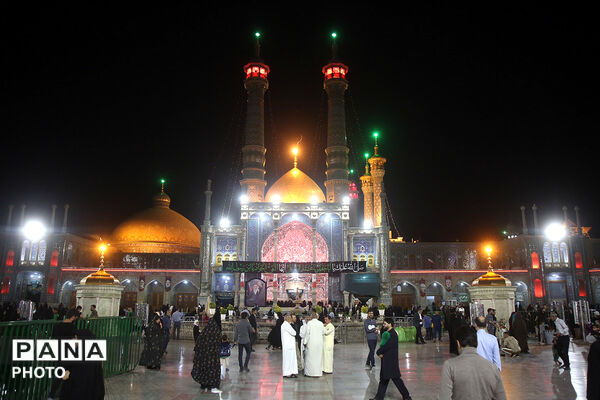 مراسم سالروز شهادت امام جواد(ع) در حرم بانوی کرامت