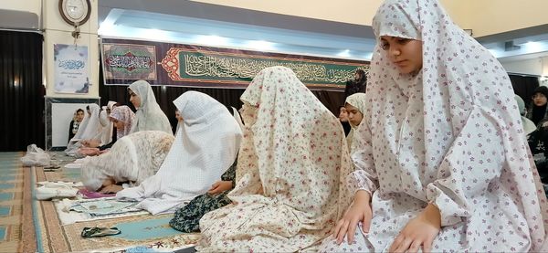 اعتکاف دانش‌آموزان در شهرستان ساوجبلاغ 