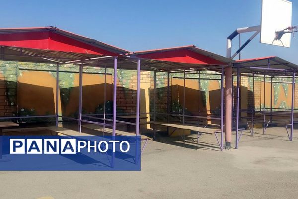 زیباسازی مدارس ملارد به منظور استقبال از دانش‌آموزان با محیطی شاد و تجهیزات نو 