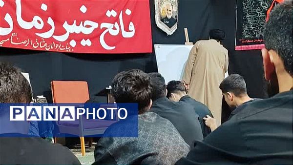 عزاداری نوجوانان عشاق‌ الرضا قائمشهر در سوگ حضرت علی اکبر(ع)