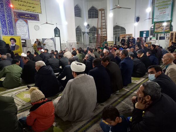 مراسم گرامیداشت شهادت سید حسن نصرالله در مسجد جامع آشخانه 