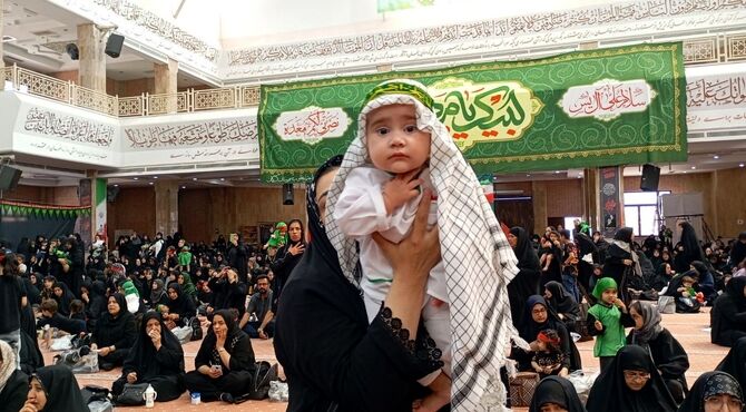 همایش شیرخوارگان حسینی در شهر گرگان 