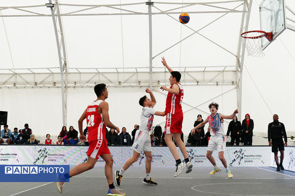 مسابقات بسکتبال ۳ نفره المپیک دانش‌آموزی - صربستان ۲۰۲۵