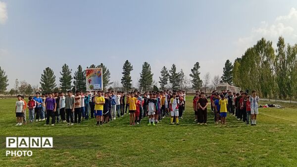 آیین افتتاحیه المپیاد ورزشی درون مدرسه‌ای نمونه دولتی پژوهش آشخانه 