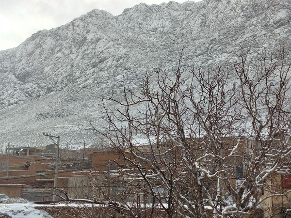 برف زمستانی در شهرستان بن 