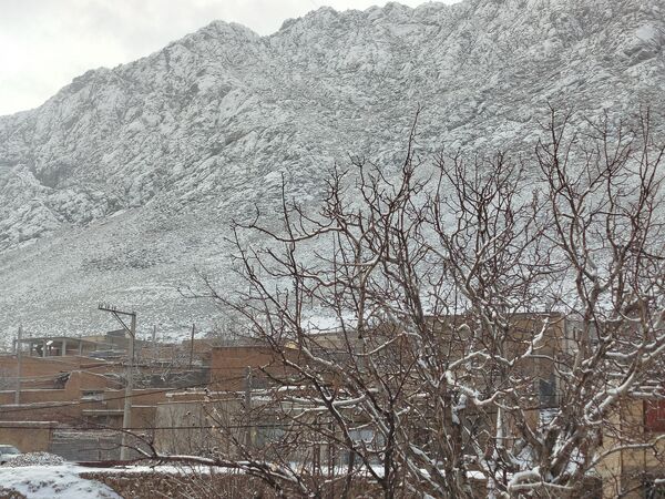 برف زمستانی در شهرستان بن 