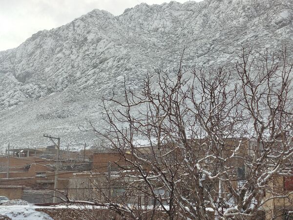 برف زمستانی در شهرستان بن 