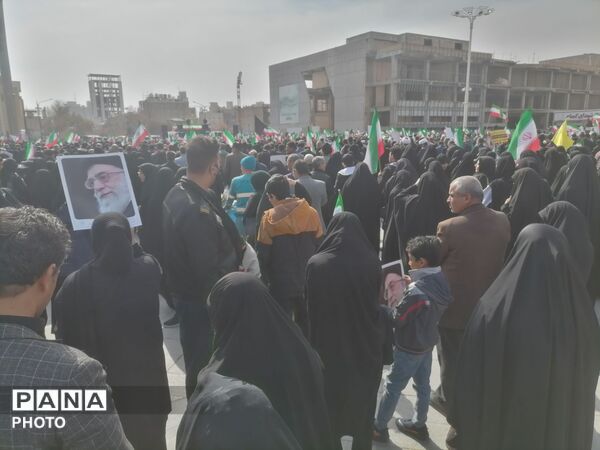اجتماع بزرگ مردم مشهد در روز شهادت رهبر عظیم الشان انقلاب 