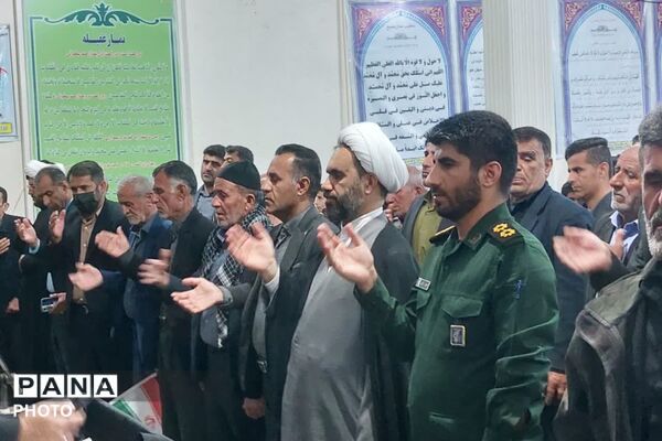 سوگواری مردم روستاهای شهر قلعه رئیسی در پی شهادت رهبر انقلاب