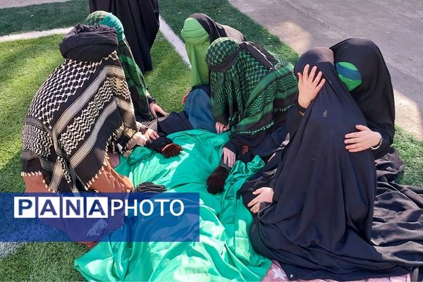 مراسم سوگواری شهادت حضرت فاطمه(س) در مدارس ناحیه 2 بهارستان