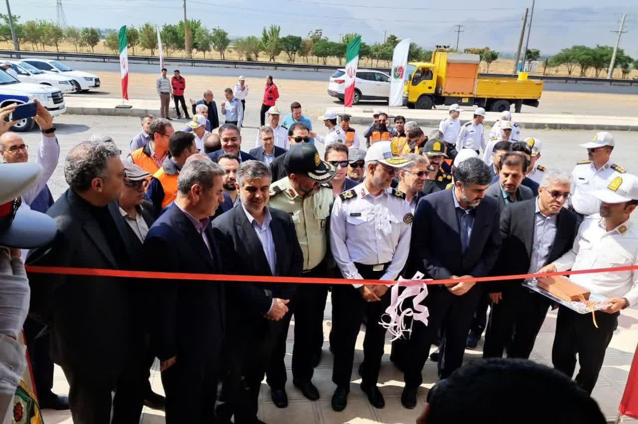  ساختمان جدید پلیس‌راه اراک–توره در شازند افتتاح شد
