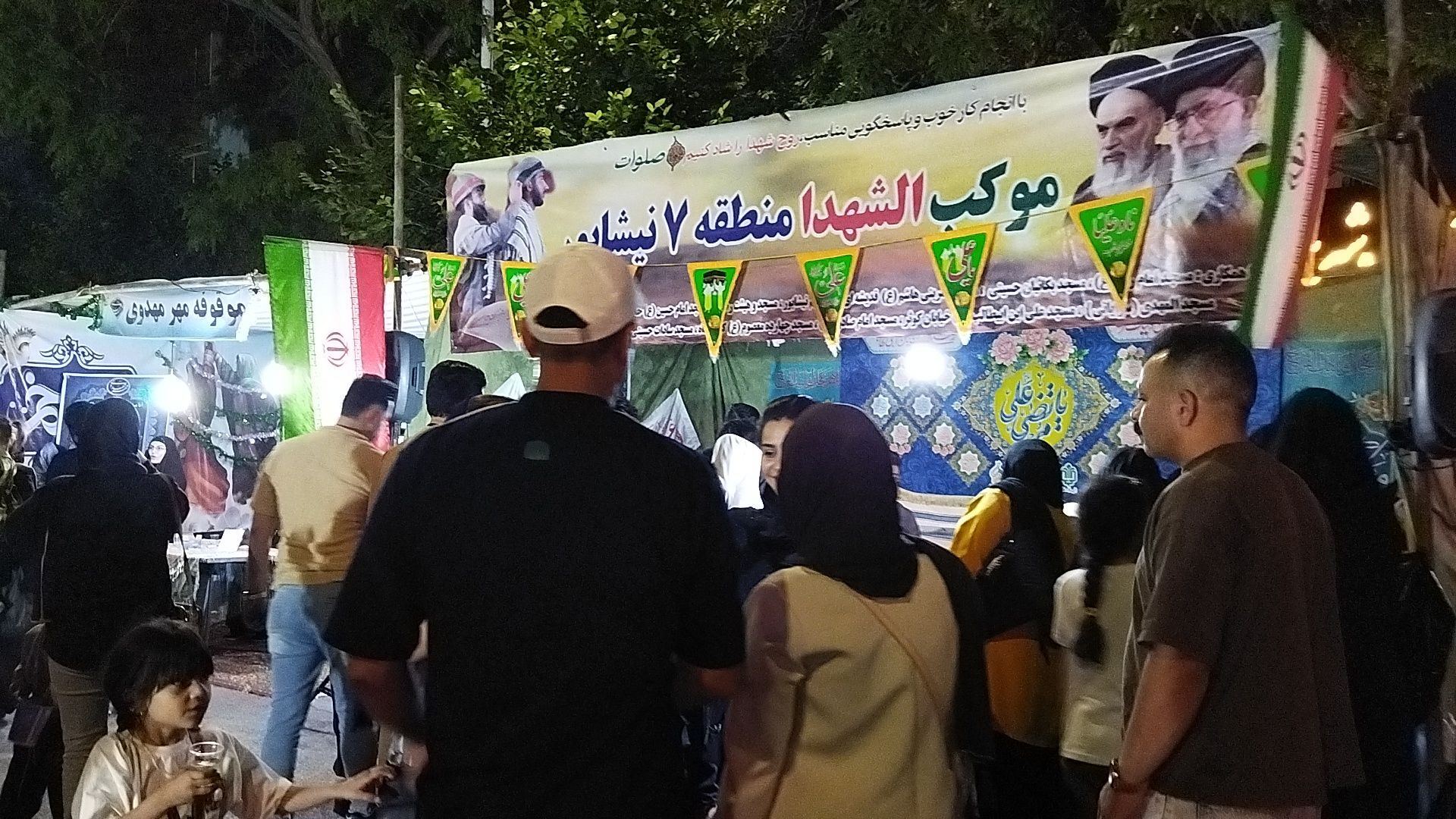 موکب شهدای منطقه ۷ نیشابور  در مهمانی کیلومتری  عید غدیر خم 