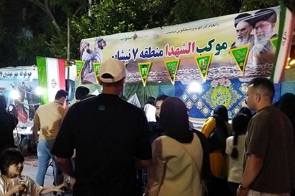 موکب شهدای منطقه ۷ نیشابور  در مهمانی کیلومتری  عید غدیر خم 