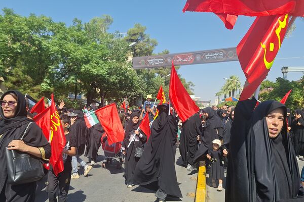 مراسم راهپیمایی جاماندگان اربعین حسینی در شیراز