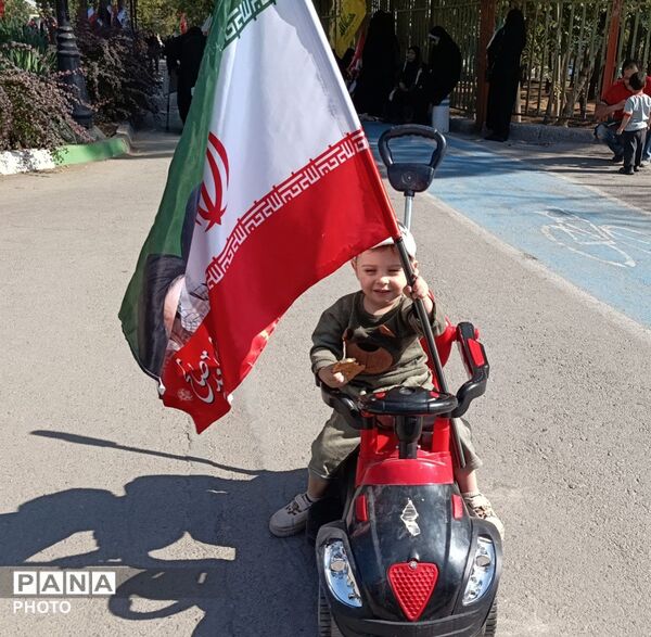 حضور مردم و دانشجویان مشهد در رزمایش «جان‌فدایان مشهدی»
