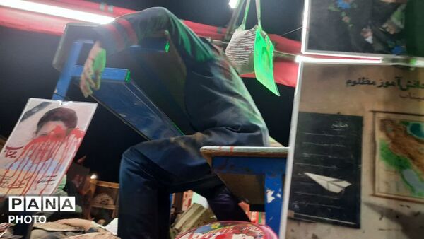 چهلم دانش آموزان میناب در حسینیه شاه ولی تفت
