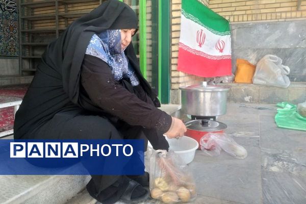 برگزاری رزمایش سراسری بسیجیان در پایگاه مسجد جامع آبسرد