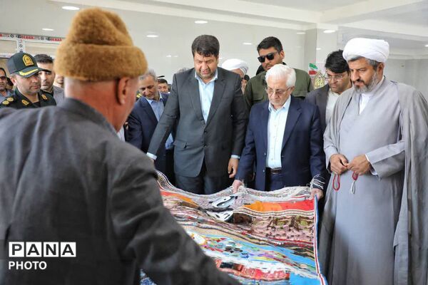 افتتاح کارگاه و نمایشگاه فرش دویدخ با حضور استاندار خراسان شمالی