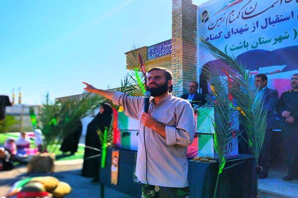  استقبال از شهدای گمنام در دبیرستان فرهیختگان شهرستان باشت