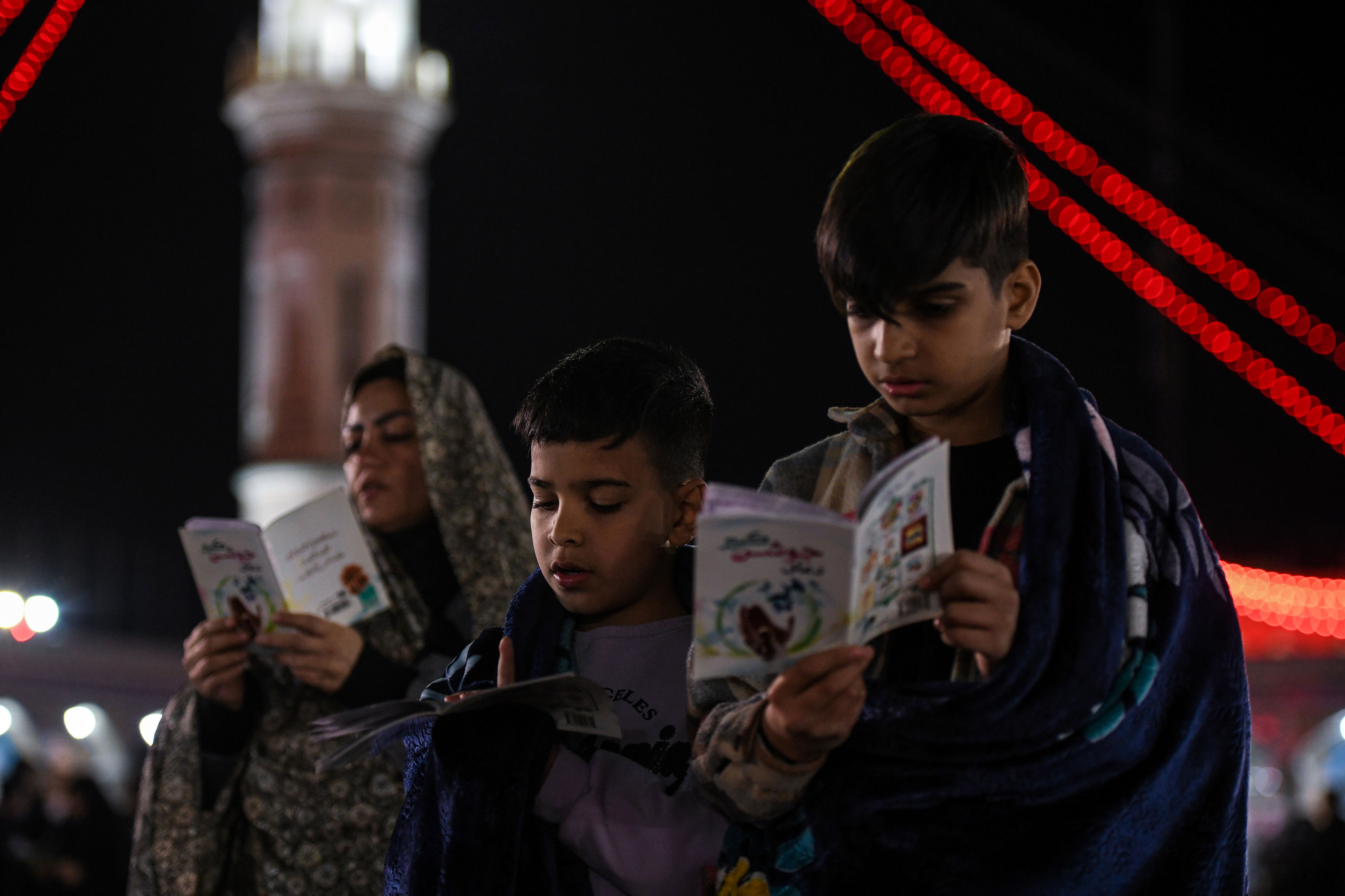 مراسم احیاء سومین شب قدر در مسجد مقدس جمکران