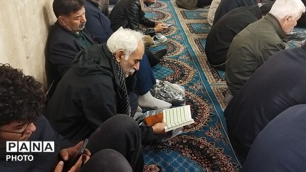 قرائت آل یاسین به یاد رهبر شهید معظم انقلاب اسلامی در نیشابور 