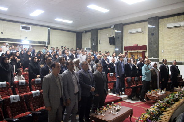 آیین تکریم و معارفه روسای قدیم و جدید دانشگاه فرهنگیان استان بوشهر
