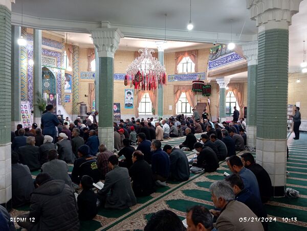 مراسم گرامیداشت شهید جمهور و شهدای سانحه بالگرد در شهرستان باخرز 