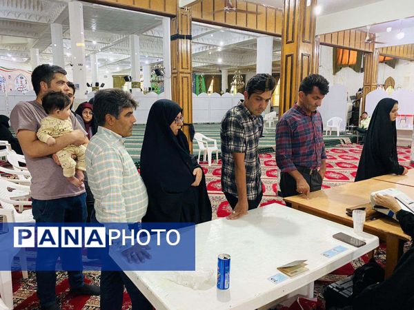 حضور پرشکوه مردم مه ولات در دور دوم انتخابات ریاست‌جمهوری