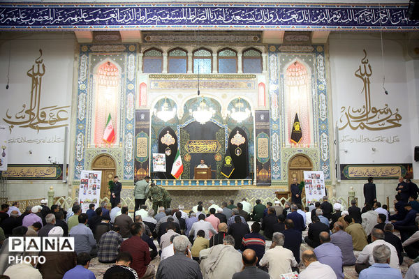 مراسم بزرگداشت ۱۴۴ شهید اقتدار ملی و جنگ رمضان در قم