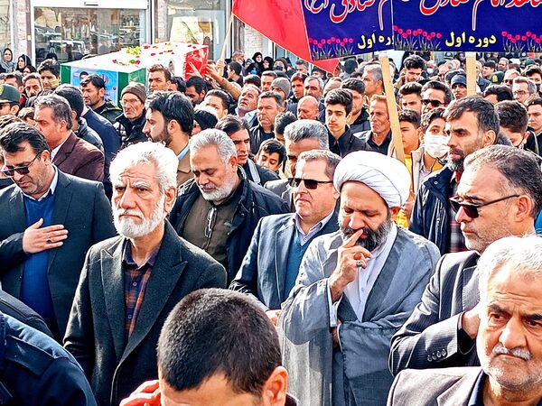 تشییع با شکوه شهید جوادحسن زاده شهید مرزبانی فراجا