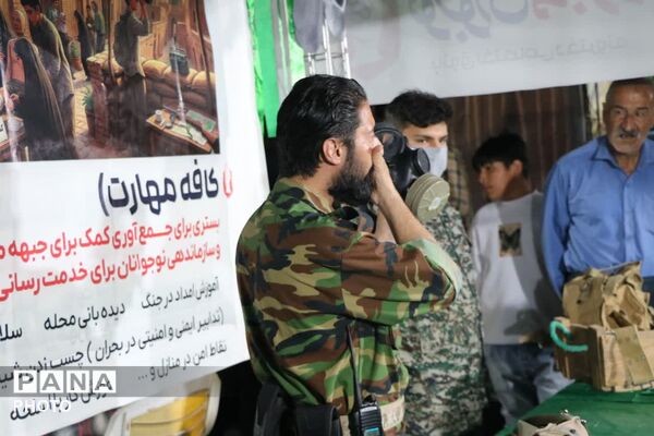  موکب نوجوانان مبارز در بلوار شهید قرنی مشهد