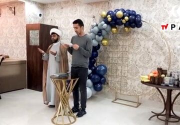 جشن تکلیف کلاس هشتمی‌های دبیرستان شهید صدر کهک قم