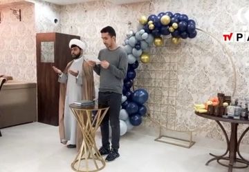 جشن تکلیف کلاس هشتمی‌های دبیرستان شهید صدر کهک قم