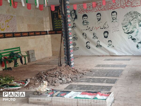 تشییع پیکر مطهر شهید سرافراز، حاج عبدالرسول خدری در آسارا کرج 
