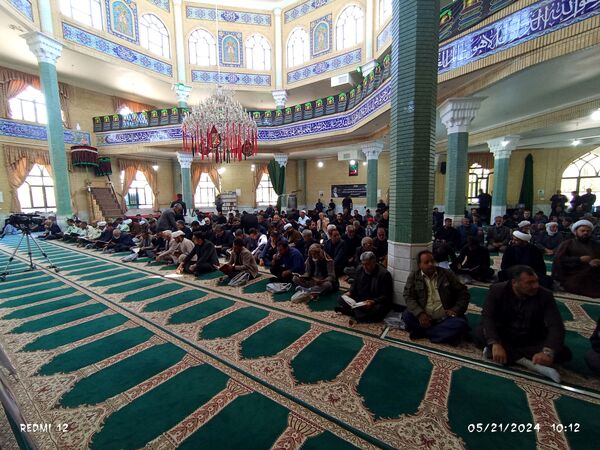مراسم گرامیداشت شهید جمهور و شهدای سانحه بالگرد در شهرستان باخرز 