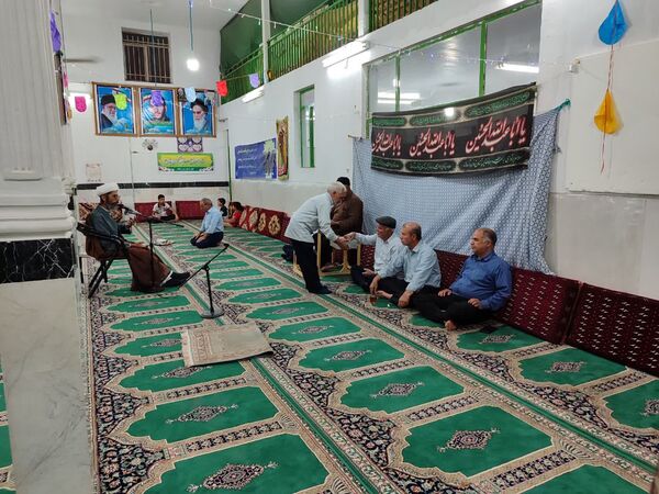 جلسه جهاد تبیین وحماسه های دوران دفاع مقدس در مساجد روستاها و شهرستان خلیل آباد 