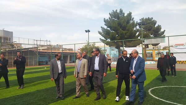 آیین افتتاح زمین چمن مصنوعی شهید دانشجو 