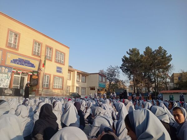 مراسم شهادت حضرت فاطمه (س) در دبستان علی دهقانیان ۲ تبادکان