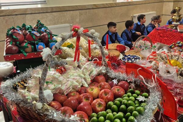 آیین سنتی یلدای ایرانی در مدارس اسلامشهر 