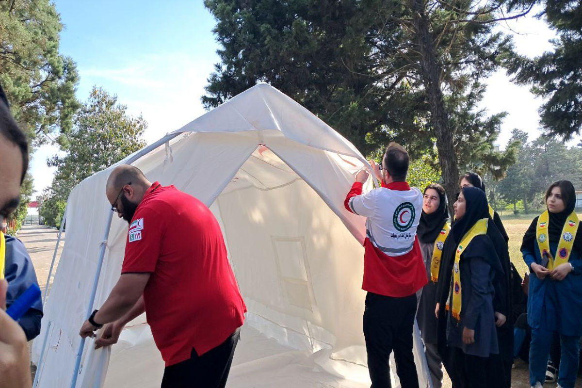 برگزاری پیش اردوی دختران در گیلان