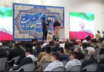 مراسم اربعین شهدای دشت مهیار در گلستان شهدای اصفهان 