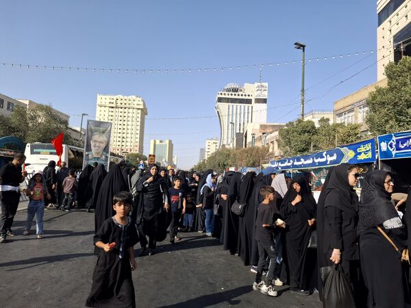 مراسم پیاده روی جاماندگان اربعین حسینی در مشهد