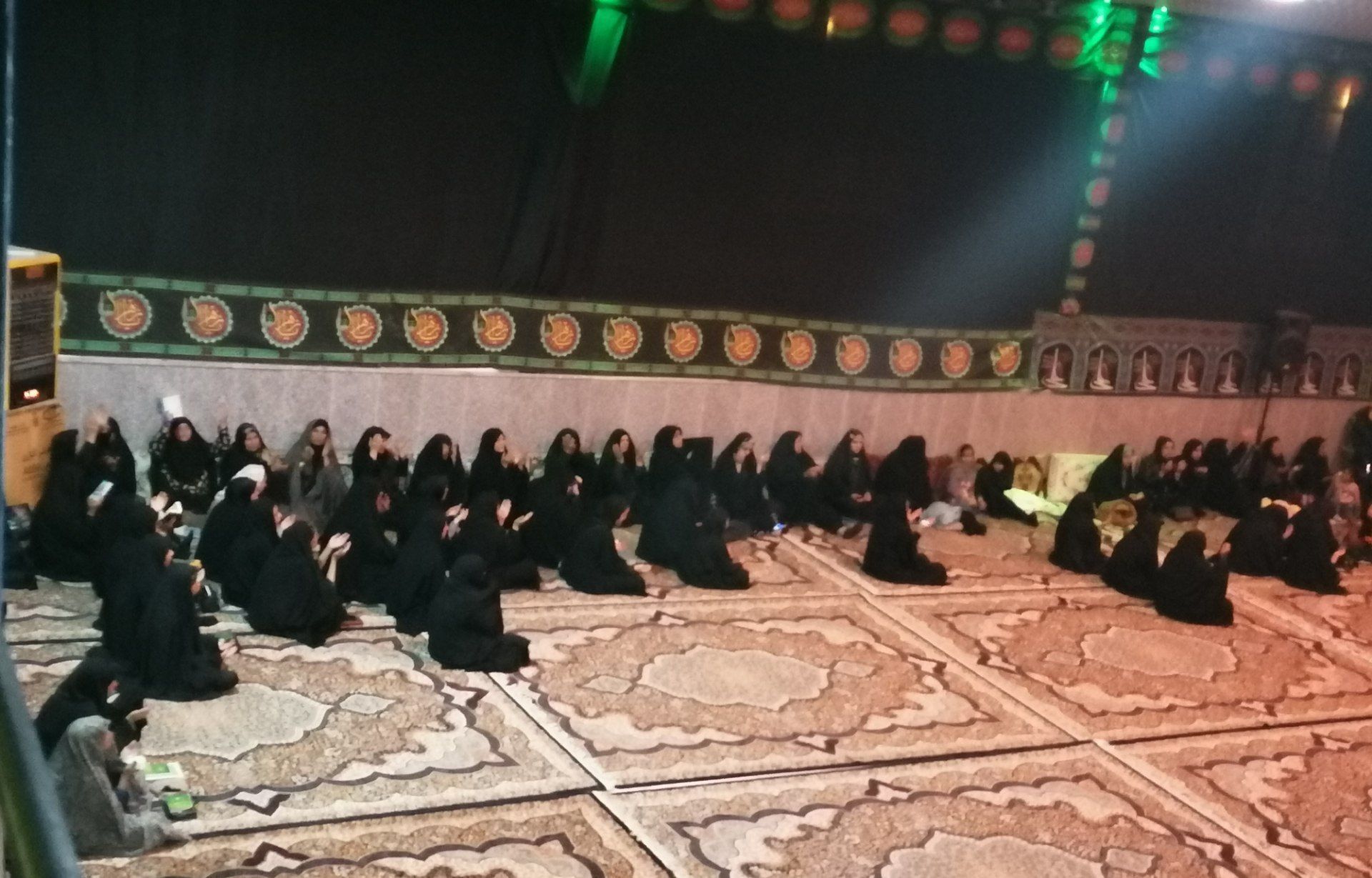 مراسم احیاء بیست و یکم در حسینیه حسینی روستا ارغا شهرستان خلیل آباد