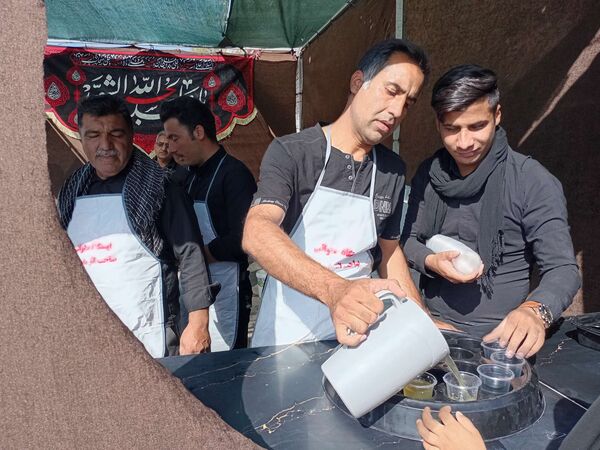 برپایی موکب اربعینی در خلیل آباد