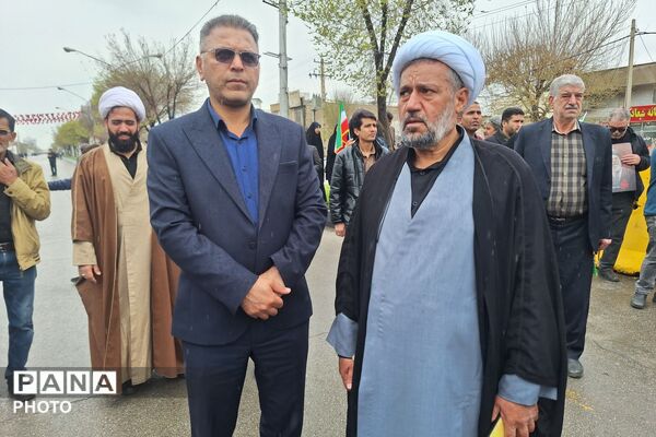 راهپیمایی روز قدس و تشییع شهید اقتدار در مرودشت