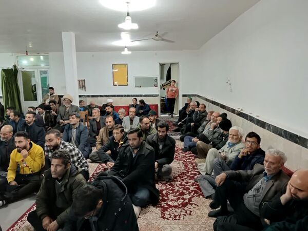مراسم تعزیه شهادت حضرت زهرا(س) در روستای ساروق شهرستان داورزن