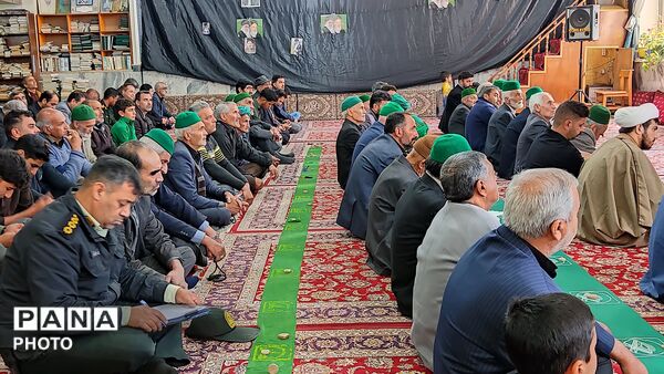 اقامه نماز عبادی سیاسی جمعه در شهر دارالسادات بار نیشابور 