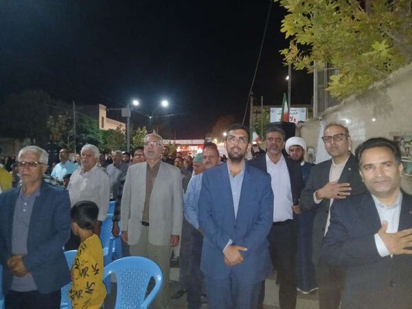 گرامیداشت ۲۲ شهید محله فردوسی خلیل‌آباد